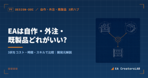 EAは自作・外注・既製品どれがいい?開発元が状況別に解説【コスト・時間・スキルで比較】 アイキャッチ画像